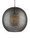 Currey and Company - One Light Pendant - Buckram - Black Nickel- Union Lighting Luminaires Decor