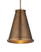 Currey and Company - One Light Pendant - Seafarer - Antique Brass/Clear- Union Lighting Luminaires Decor
