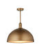 Currey and Company - LED Pendant - Cupola - Antique Brass/White- Union Lighting Luminaires Decor