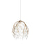 Currey and Company - One Light Pendant - Banyan - Antique Brass/Clear/Silver- Union Lighting Luminaires Decor