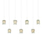 Currey and Company - Seven Light Pendant - Polpo - Green/Silver- Union Lighting Luminaires Decor
