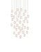 Currey and Company - 36 Light Pendant - Polpo - White/Silver- Union Lighting Luminaires Decor