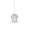 Currey and Company - One Light Pendant - Polpo - Blue/Silver- Union Lighting Luminaires Decor