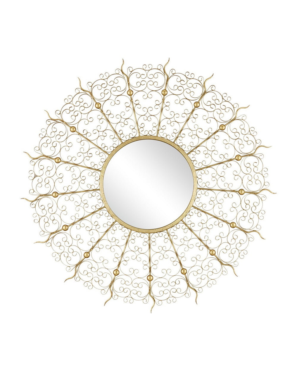 Currey and Company - Mirror - Levain - Gold Leaf- Union Lighting Luminaires Decor