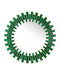 Currey and Company - Mirror - Glasdele Emerald - Green/Antique Brass- Union Lighting Luminaires Decor