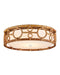 Currey and Company - LED Flush Mount - Tegal - Natural/Khaki/White- Union Lighting Luminaires Decor