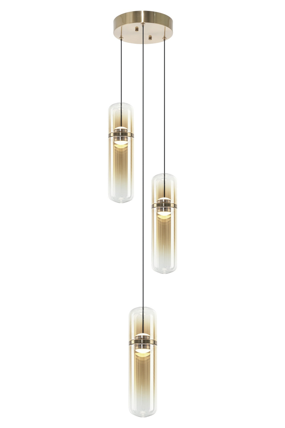 Matteo Canada - LED Pendant - AMULET - Champagne Gold- Union Lighting Luminaires Decor