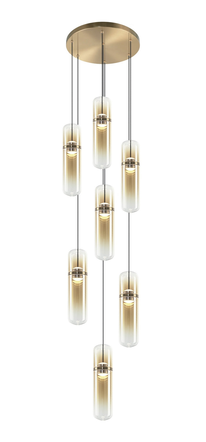 Matteo Canada - LED Pendant - AMULET - Champagne Gold- Union Lighting Luminaires Decor