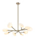 Matteo Canada - LED Pendant - PEONY - Champagne Gold- Union Lighting Luminaires Decor