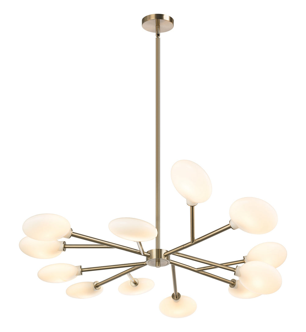 Matteo Canada - LED Pendant - PEONY - Champagne Gold- Union Lighting Luminaires Decor