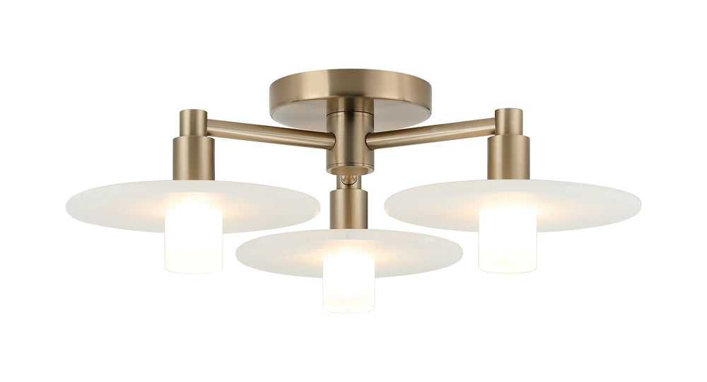 Matteo Canada - LED Ceiling Mount - MONUMENT - Champagne Gold- Union Lighting Luminaires Decor