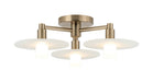 Matteo Canada - LED Ceiling Mount - MONUMENT - Champagne Gold- Union Lighting Luminaires Decor