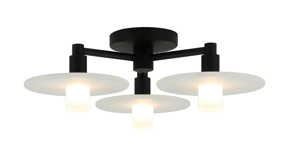 Matteo Canada - LED Ceiling Mount - MONUMENT - Matte Black- Union Lighting Luminaires Decor
