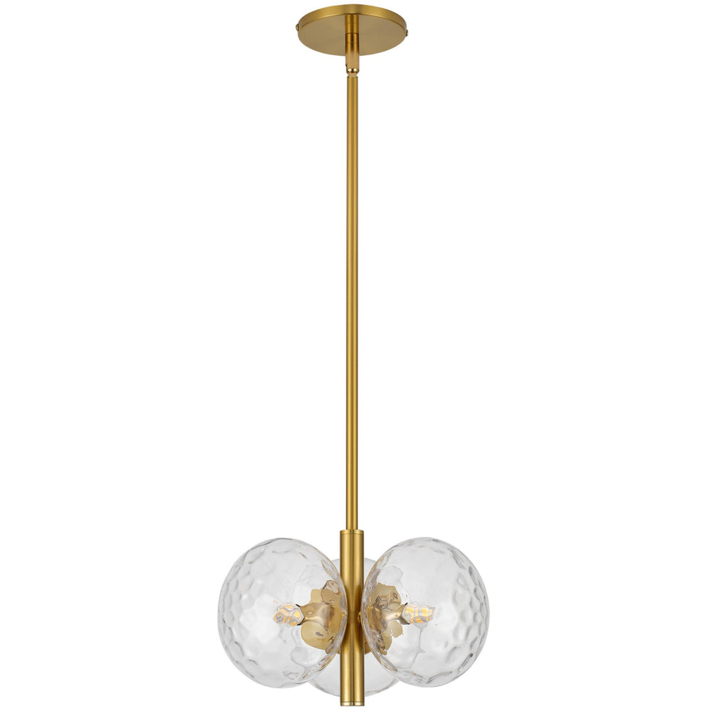 Dainolite Canada - Three Light Pendant - Burlat - Clear- Union Lighting Luminaires Decor