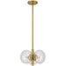 Dainolite Canada - Three Light Pendant - Burlat - Clear- Union Lighting Luminaires Decor
