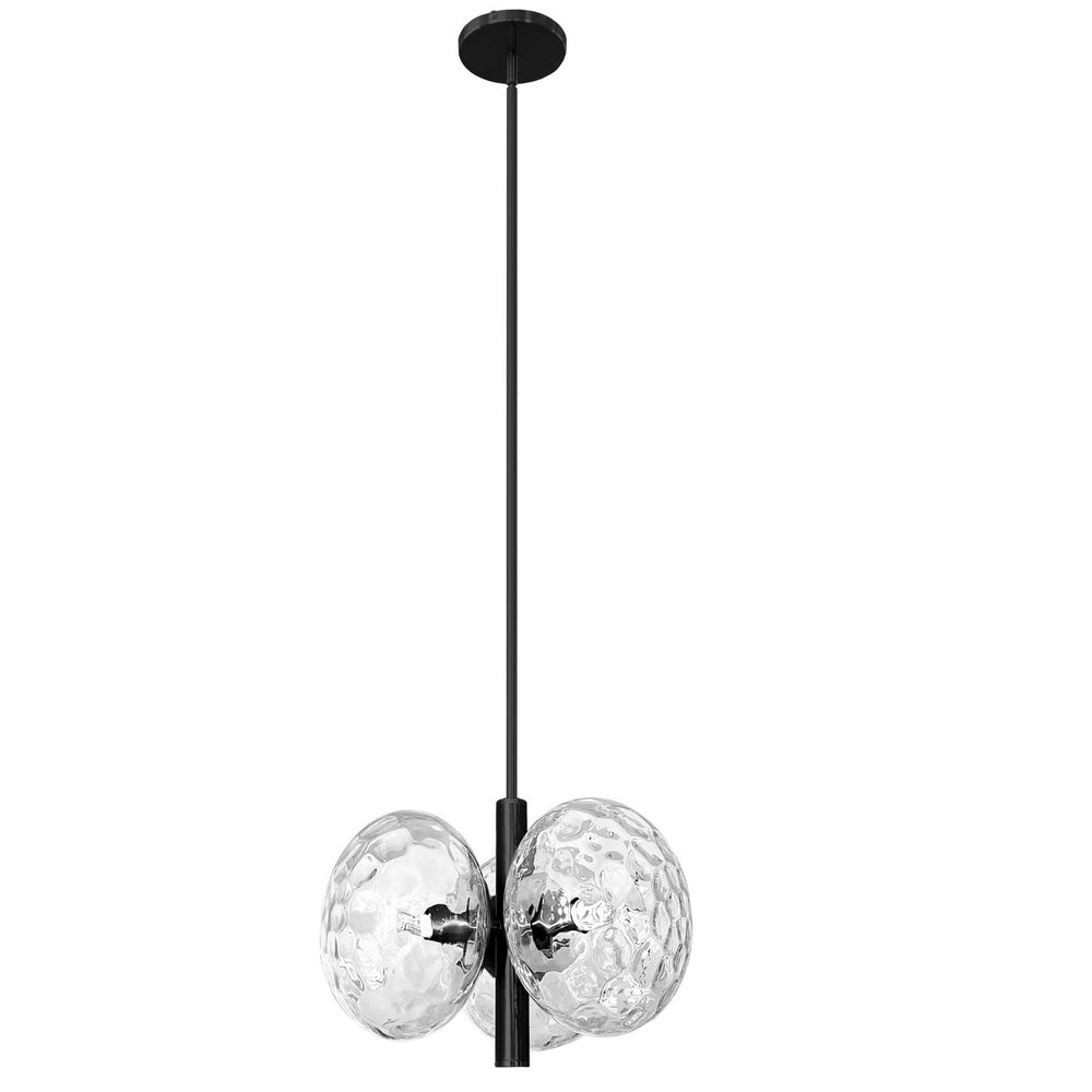 Dainolite Canada - Three Light Pendant - Burlat - Clear- Union Lighting Luminaires Decor