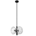 Dainolite Canada - Three Light Pendant - Burlat - Clear- Union Lighting Luminaires Decor