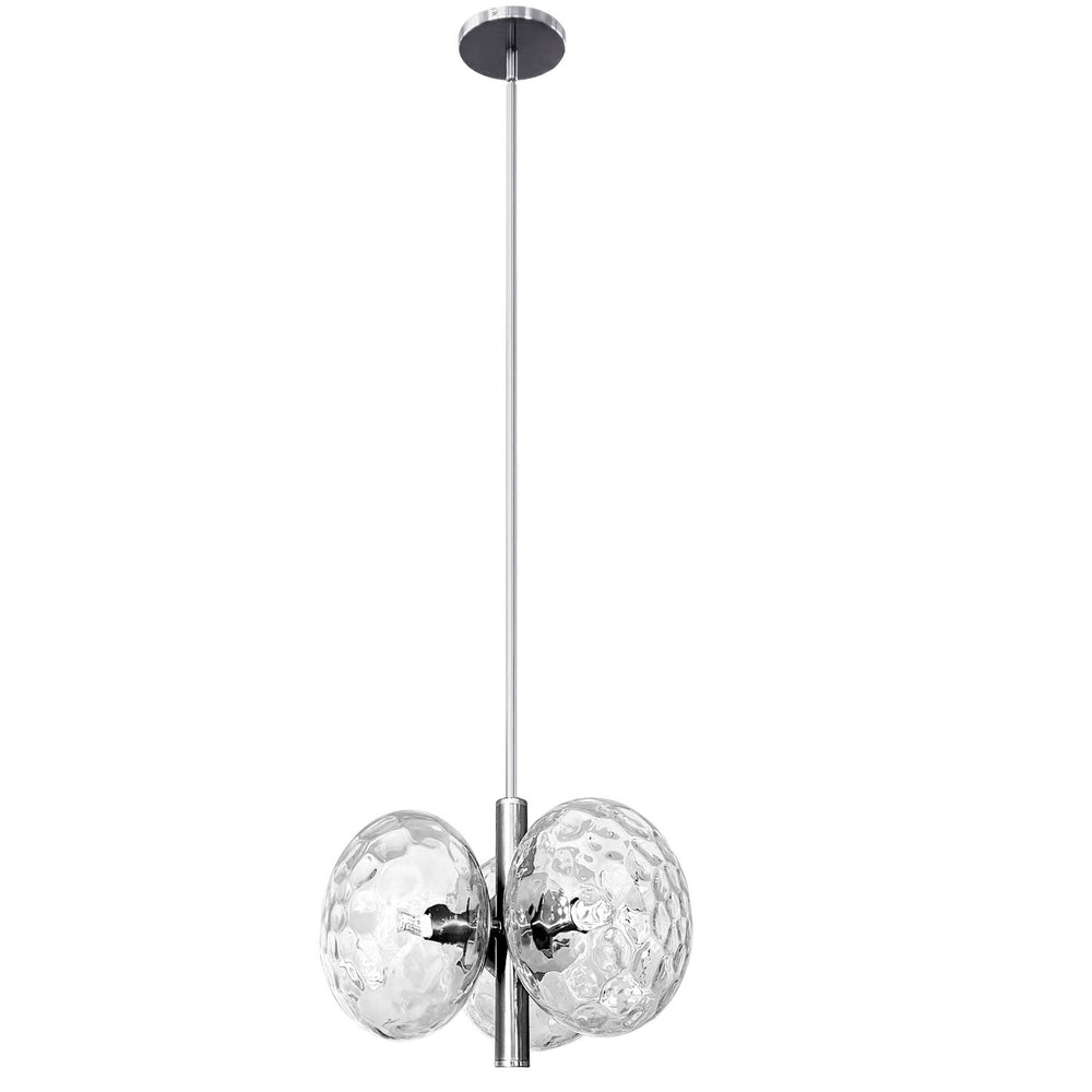 Dainolite Canada - Three Light Pendant - Burlat - Clear- Union Lighting Luminaires Decor