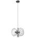 Dainolite Canada - Three Light Pendant - Burlat - Clear- Union Lighting Luminaires Decor