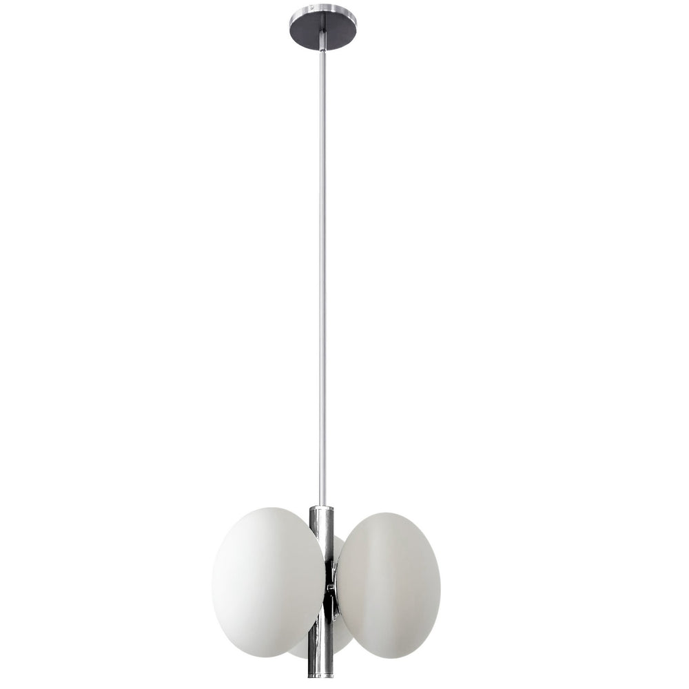 Dainolite Canada - Three Light Pendant - Burlat - White- Union Lighting Luminaires Decor