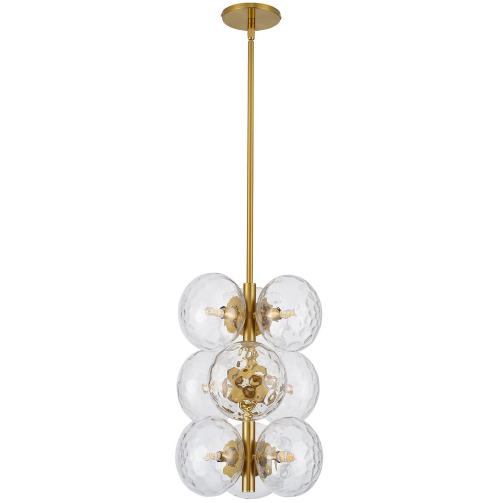 Dainolite Canada - Nine Light Pendant - Burlat - Clear- Union Lighting Luminaires Decor