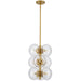 Dainolite Canada - Nine Light Pendant - Burlat - Clear- Union Lighting Luminaires Decor
