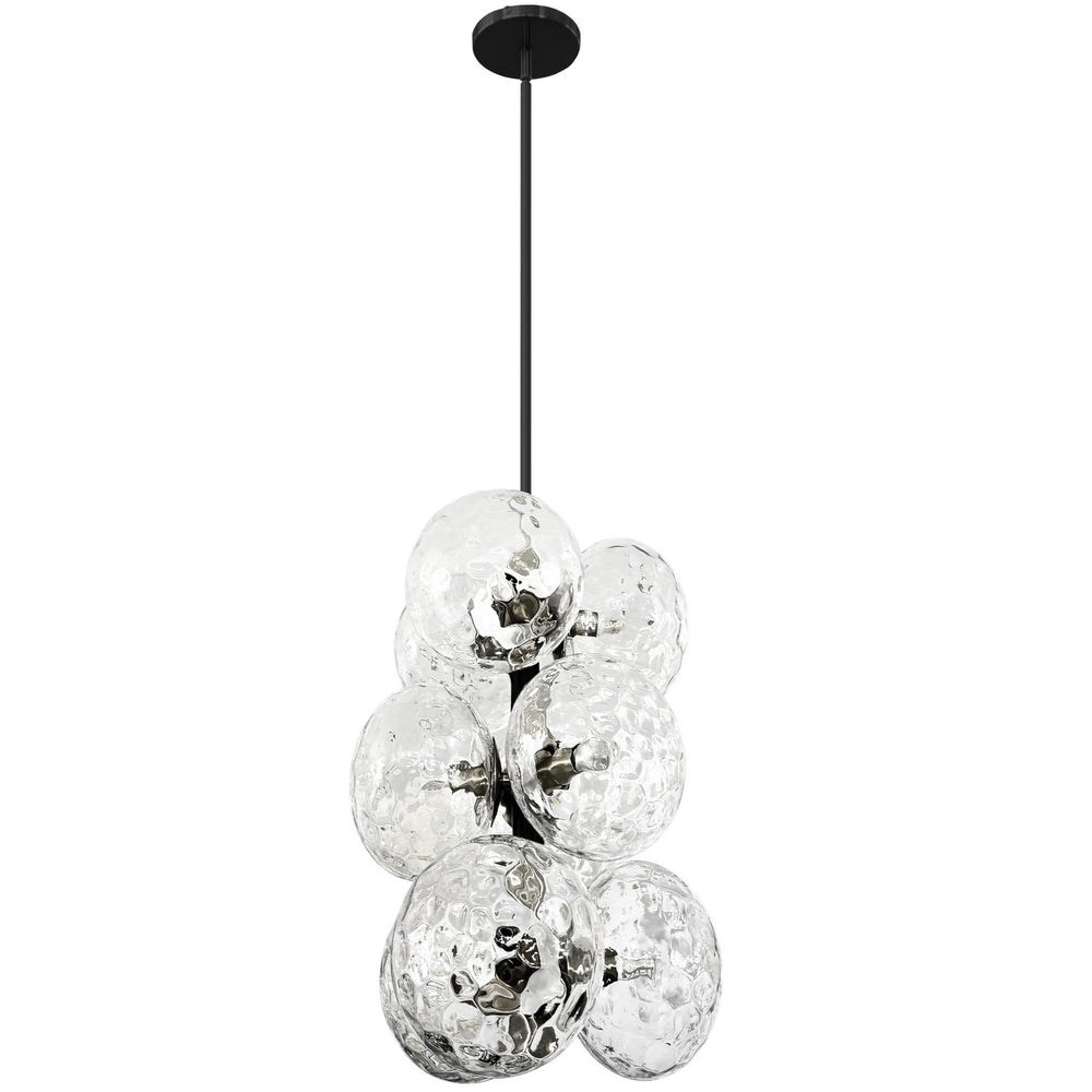 Dainolite Canada - Nine Light Pendant - Burlat - Clear- Union Lighting Luminaires Decor