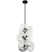 Dainolite Canada - Nine Light Pendant - Burlat - Clear- Union Lighting Luminaires Decor