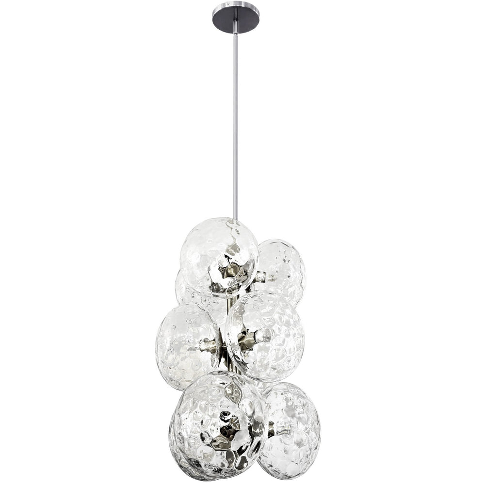 Dainolite Canada - Nine Light Pendant - Burlat - Clear- Union Lighting Luminaires Decor