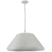 Dainolite Canada - One Light Pendant - Cecilia - Matte White- Union Lighting Luminaires Decor