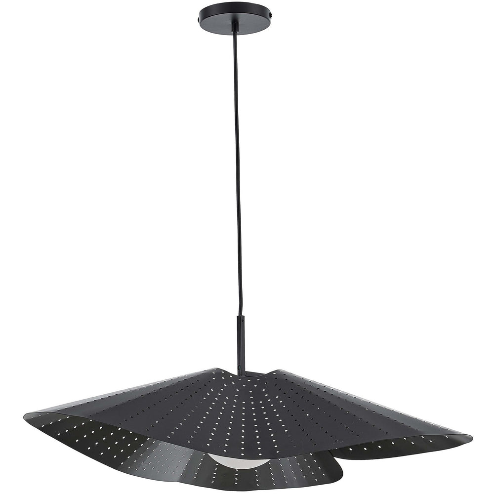 Dainolite Canada - One Light Pendant - Darby - Matte Black- Union Lighting Luminaires Decor