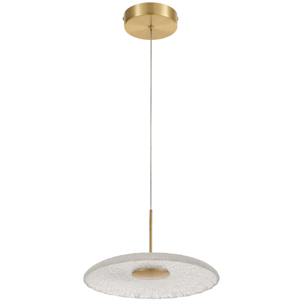 Dainolite Canada - LED Pendant - Oriana - Clear Textured- Union Lighting Luminaires Decor