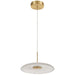 Dainolite Canada - LED Pendant - Oriana - Clear Textured- Union Lighting Luminaires Decor