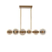 Dainolite Canada - LED Pendant - Oriana - Clear Textured- Union Lighting Luminaires Decor