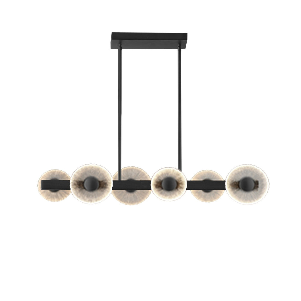 Dainolite Canada - LED Pendant - Oriana - Clear Textured- Union Lighting Luminaires Decor