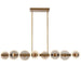 Dainolite Canada - LED Pendant - Oriana - Clear Textured- Union Lighting Luminaires Decor