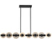 Dainolite Canada - LED Pendant - Oriana - Clear Textured- Union Lighting Luminaires Decor