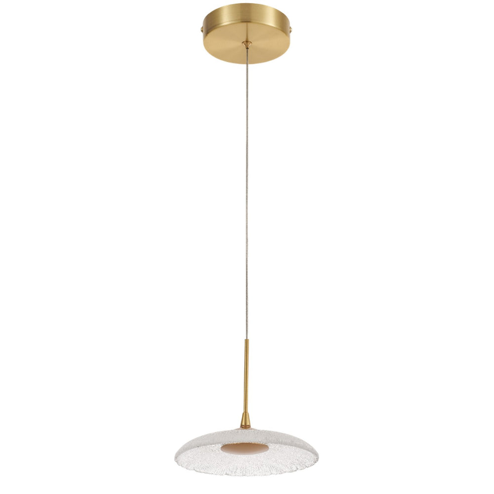 Dainolite Canada - LED Pendant - Oriana - Clear Textured- Union Lighting Luminaires Decor