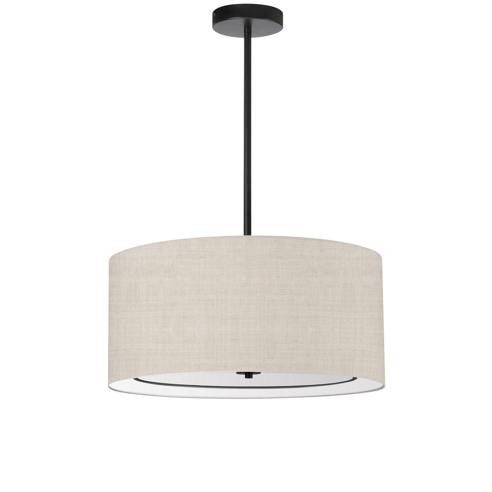 Dainolite Canada - Four Light Pendant - Porscha - Beige- Union Lighting Luminaires Decor