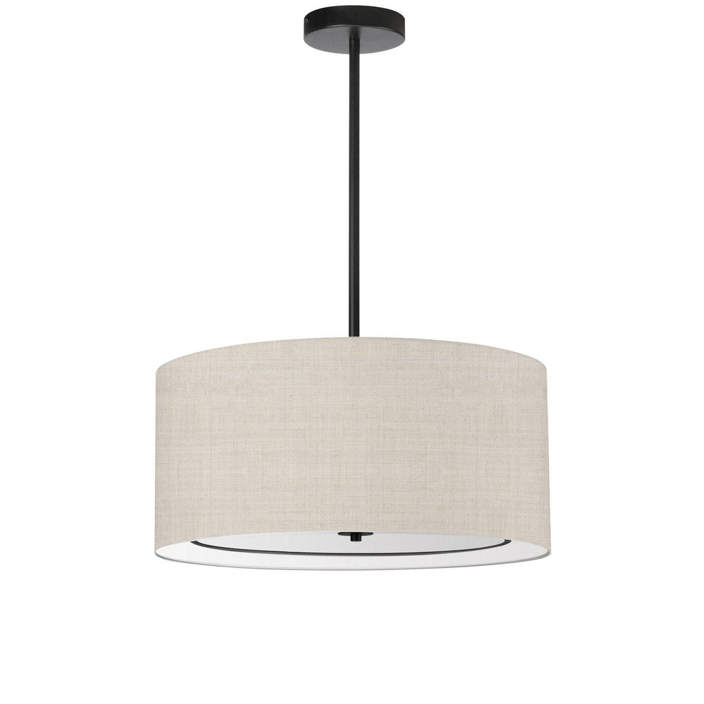Dainolite Canada - Four Light Pendant - Porscha - Beige- Union Lighting Luminaires Decor