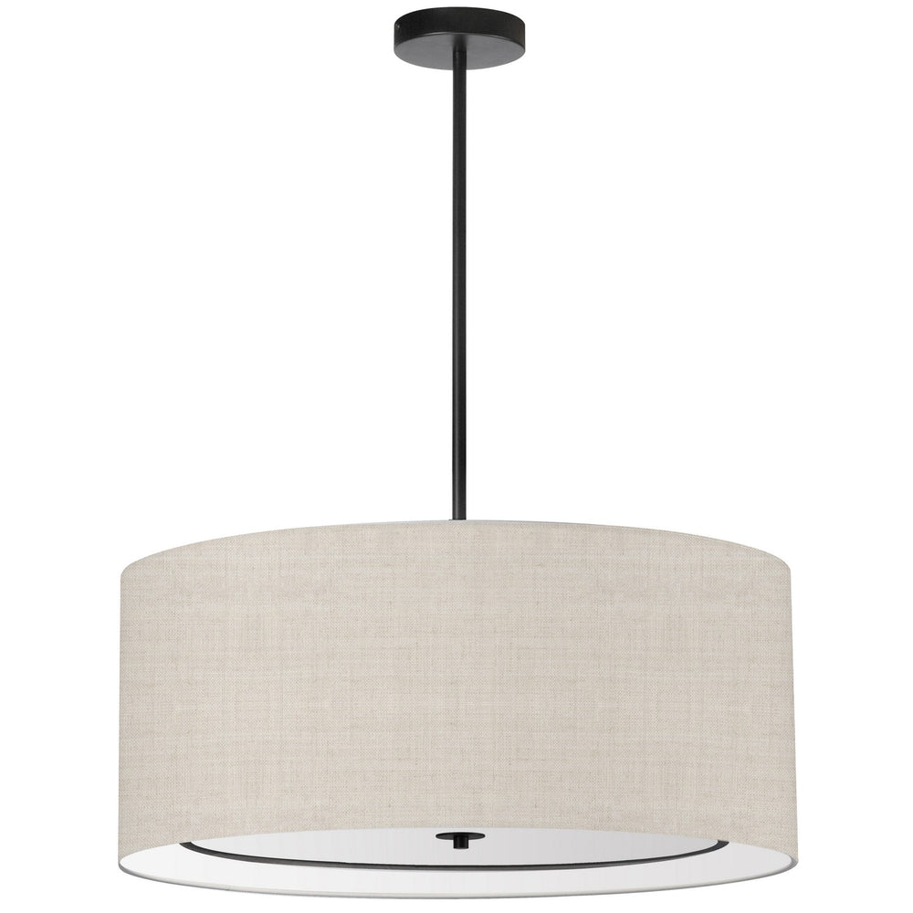 Dainolite Canada - Four Light Pendant - Porscha - Beige- Union Lighting Luminaires Decor