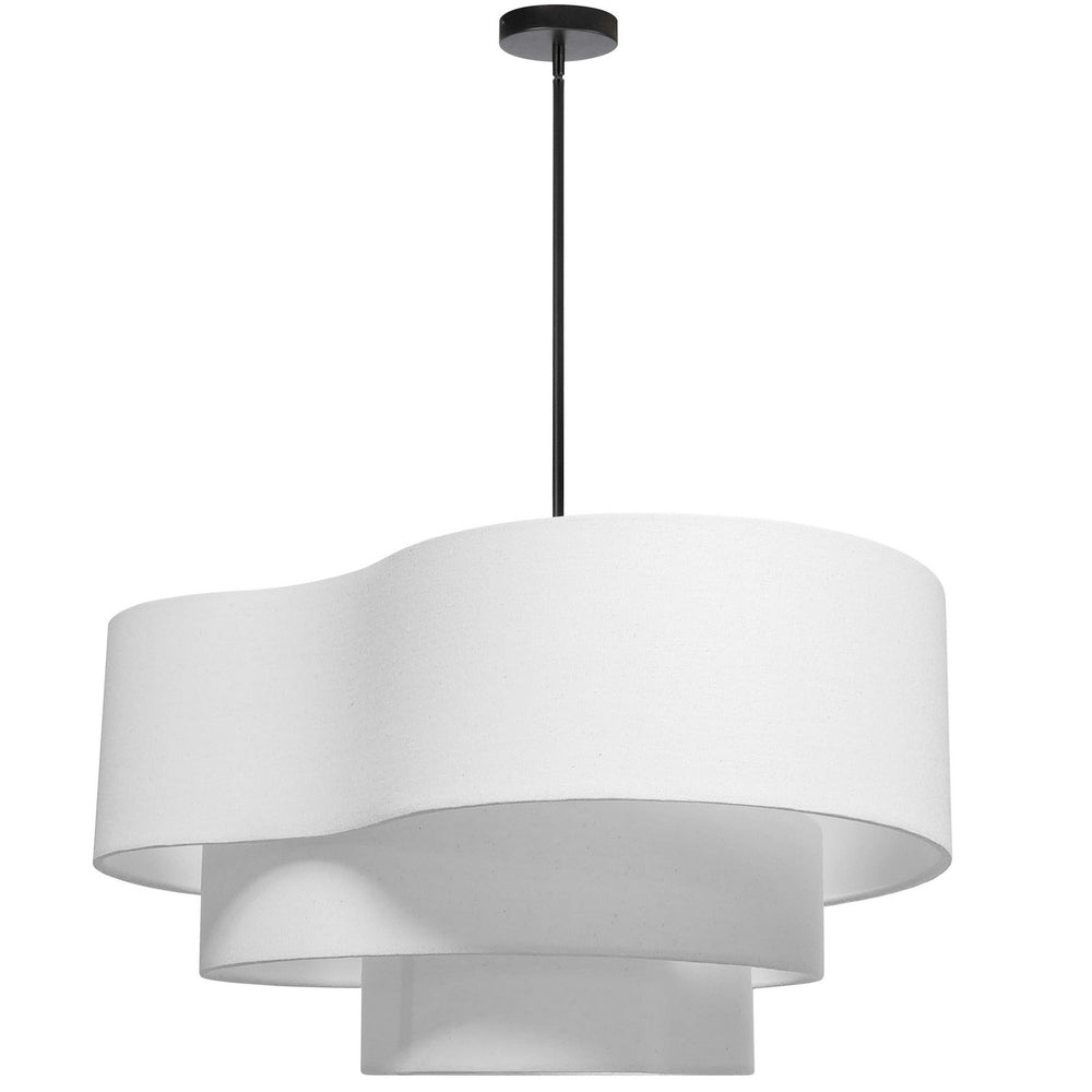 Dainolite Canada - Four Light Pendant - Rory - White- Union Lighting Luminaires Decor