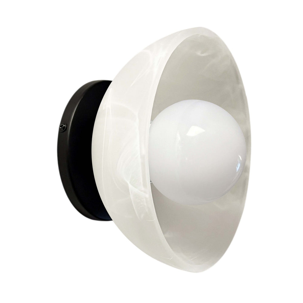 Dainolite Canada - One Light Wall Sconce - Wilkins - Faux Alabaster- Union Lighting Luminaires Decor