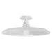 Dainolite Canada - One Light Semi-Flush Mount - Quentin - Matte White- Union Lighting Luminaires Decor