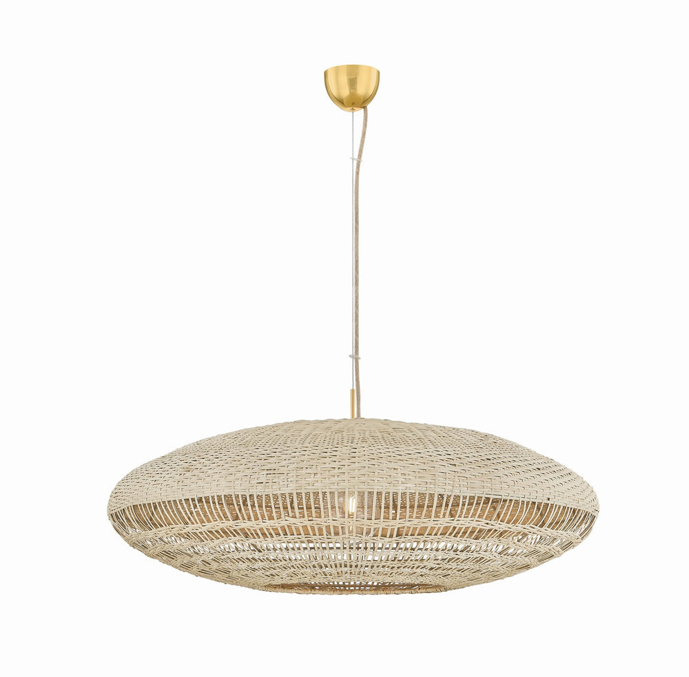Mitzi Canada - One Light Pendant - Erin - Aged Brass- Union Lighting Luminaires Decor