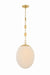 Mitzi Canada - One Light Pendant - Nell - Aged Brass- Union Lighting Luminaires Decor