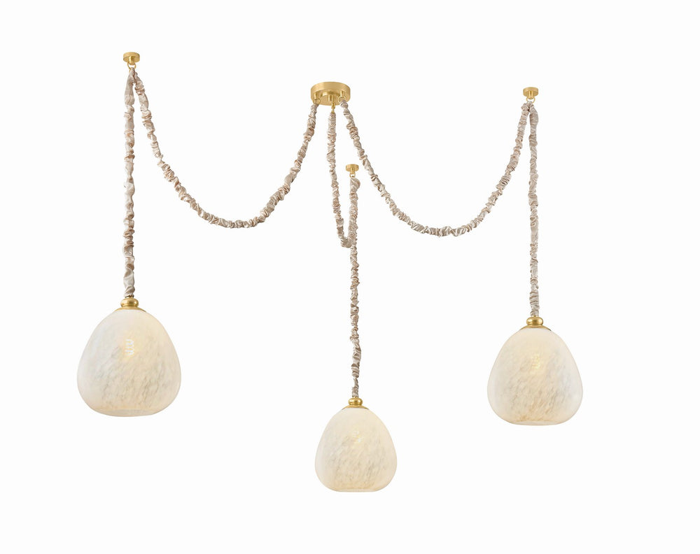 Mitzi Canada - Three Light Chandelier - Remi - Aged Brass- Union Lighting Luminaires Decor