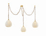 Mitzi Canada - Three Light Chandelier - Remi - Aged Brass- Union Lighting Luminaires Decor