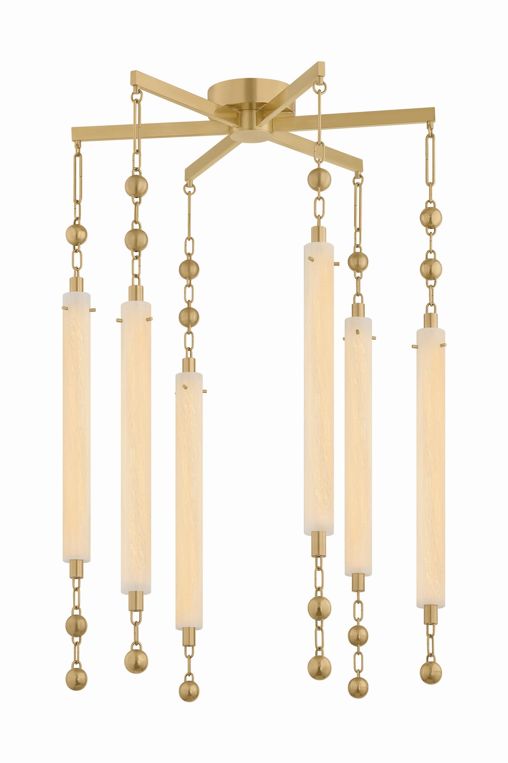 Corbett Lighting Canada - LED Chandelier - Parigi - Vintage Brass- Union Lighting Luminaires Decor