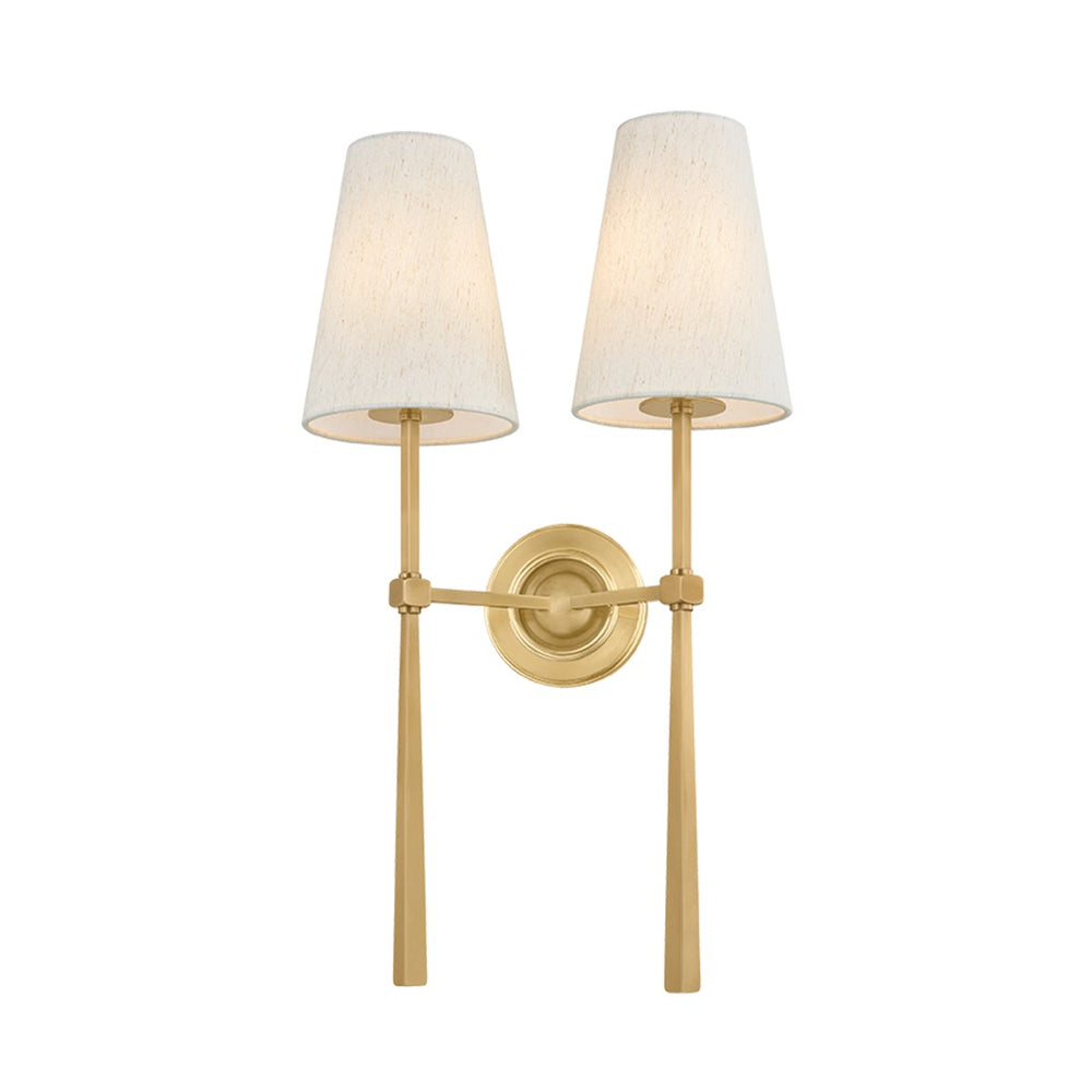 Corbett Lighting Canada - Two Light Wall Sconce - Cadiz - Vintage Brass- Union Lighting Luminaires Decor